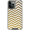 Gold Chevron iPhone 13 Pro Max Clear Case